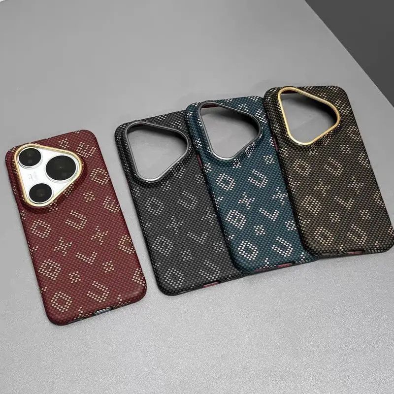 Huawei Pura 70 - Funda Magnética con Textura de Fibra