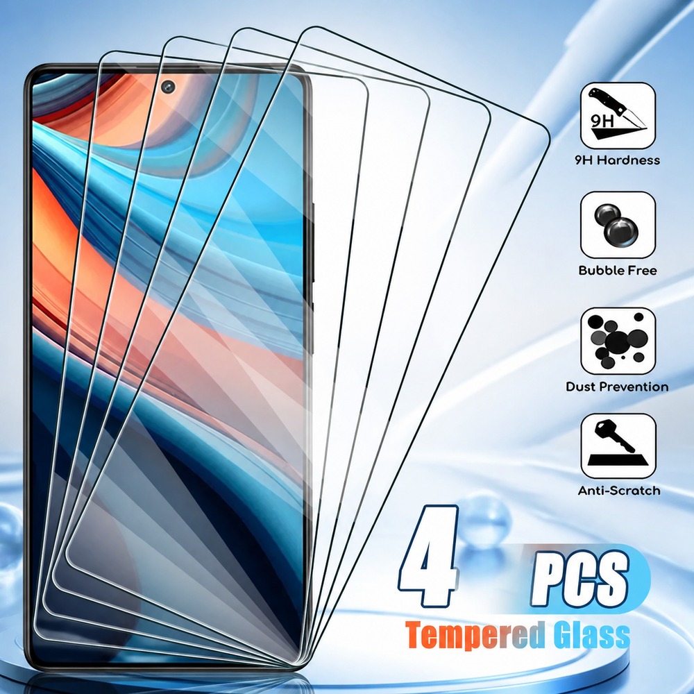 Realme C67 - 4PCS Cristal Templado Para Realme C12